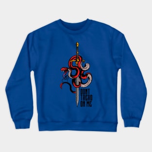 Dont Tread on Me - Red Crewneck Sweatshirt